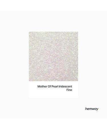 Hemway Fine Mother of Pearl Glitter 100g - Cosmetic Safe Iridescent Glitter 1/64 (0.015mm) for Crafting & DIY Projects - International Shipping Available - Buy Online on GoSupps.com