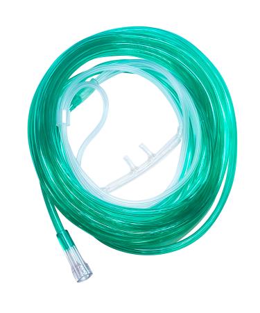 1-Pack Westmed #0549 Adult High Flow Comfort Soft Plus Cannula with 14' Emerald Green Kink Resistant Tubing