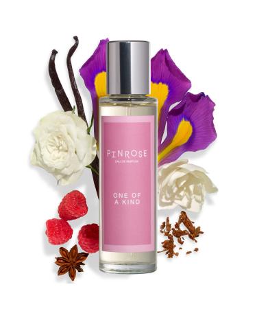 PINROSE Perfumes One of a Kind (formerly Pinrose the scent) - Eau de Parfum Fragrance Spray for Women - Clean Vegan Cruelty-free and Hypoallergenic Scent with Essential Oils - Notes of Bulgarian Rose Turkish Clove Patchouli Vanilla Musk and Ambergris - 1 