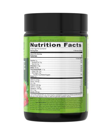 NATURELO Electrolyte Powder Hydration and Mineral Drink Mix Sugar Free & Non-GMO Berry Flavor 50 Servings - Buy Online on GoSupps.com