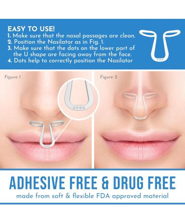 Sleep Pack of 4 Nasal Dilators | Effective Snore Reduction | Made in USA | Reusable & Latex Free | 27% More Effective Than Nasal Strips - Buy Online on GoSupps.com