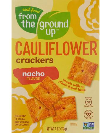 From The Ground Up Crackers Cauliflowr Nacho, 4 Oz