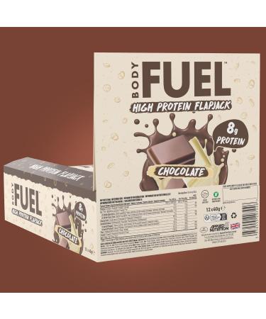  Applied Nutrition Applied Nutrition Bodyfuel Flapjack Chocolat 12 x 40 g - Buy Online on GoSupps.com