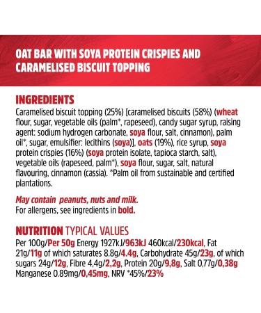 JB's TREK Flapjack Biscoff base de plantes Snack v g talien 50 g x 3 - Buy Online on GoSupps.com