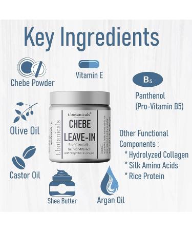 Chebe Leave In Conditioner Hair Growth with Provitamin B5 & Collagen - 8 Ounce | Thickening & Strengthening Chebe Butter, Powder, Oil, Silk Amino Acids | Citrus Scent - Pack of 1 - Buy Online on GoSupps.com