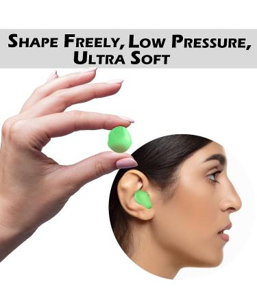Water Gear Silicone Ear Plugs - Green Swimming Putty Ear Plugs for Water Protection and Noise Reduction - Buy Online on GoSupps.com