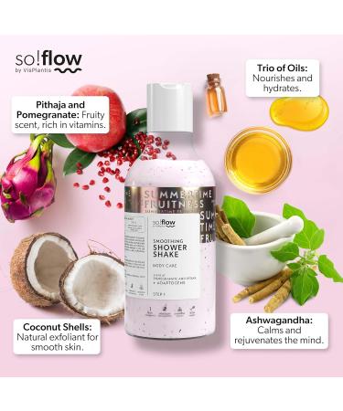 Sun! Flow Peeling Shake - Nourishing Pitahaya & Pomegranate with Argan Oil | Ultimate Skin Care Exfoliation - Buy Online on GoSupps.com
