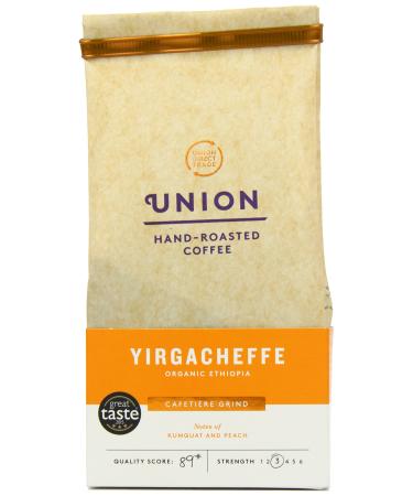 Union Hand Roasted Organic Yirgacheffe Ethiopia Coffee 200g - Buy Online on GoSupps.com
