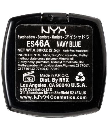 NYX Navy Blue Single Eyeshadow - 0.088 oz | Professional Makeup - Buy Online on GoSupps.com