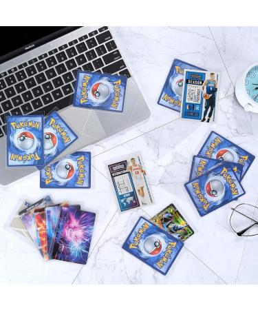 200 Count Foldermax Clear Penny Card Sleeves - Plastic Soft Protectors for Baseball, Game, and Trading Cards - Buy Online on GoSupps.com