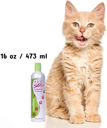 Buy Pet Silk Bright White Pet Conditioner 472 ml - Best International Shipping for Your Pet's Grooming Needs - Buy Online on GoSupps.com