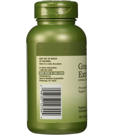 GNC Herbal Plus Grape Seed Extract 300mg - Antioxidant Support | 100 Capsules - Buy Online on GoSupps.com
