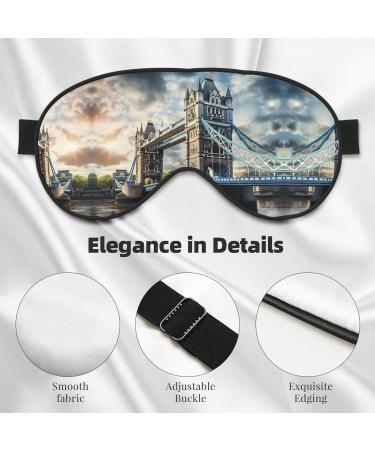 SSIMOO Tower Bridge London Eye Mask | Ultra-Soft Light-Blocking Design for Comfort & Restful Sleep - Buy Online on GoSupps.com