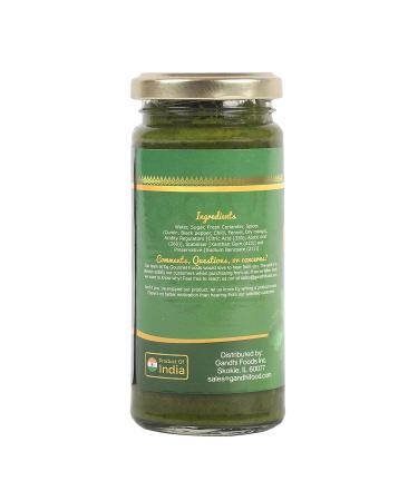 Taj Gourmet Coriander Chutney (Dhania Chutney) 250g (8.8oz) - Authentic Indian Condiment - Buy Online on GoSupps.com