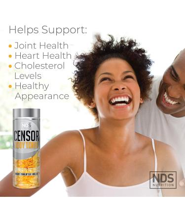 NDS Nutrition Censor - Fat Loss & Body Toner with CLA, Fish Oil & Safflower - 180 Softgels - Buy Online on GoSupps.com