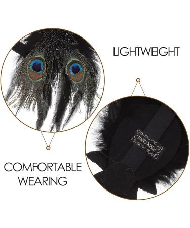 Peacock Headband Vintage 1920S Flapper Headband Headpiece Hairband Headdress Hair Accessory for Women - Buy Online on GoSupps.com