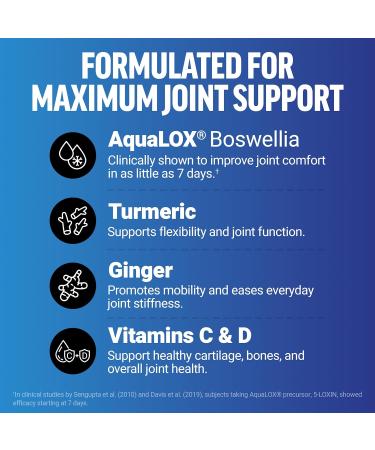 Force Factor Daily Relief Joint Support, Drug-Free Joint Formula with Boswellia, Turmeric, Ginger, Vitamin C and D for Mobility, Flexibility, and Cartilage Health, Tropical Berry, 30 Soft Chews - Buy Online on GoSupps.com