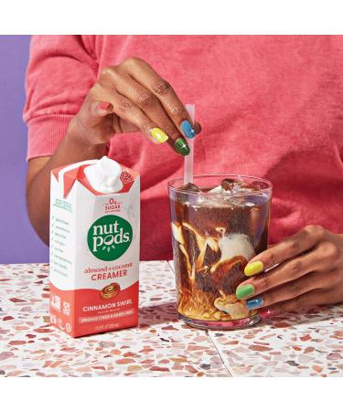 Nutpods Cinnamon Swirl Dairy-Free Creamer 3-Pack | Unsweetened, Vegan, Whole30, Gluten-Free - Buy Online on GoSupps.com