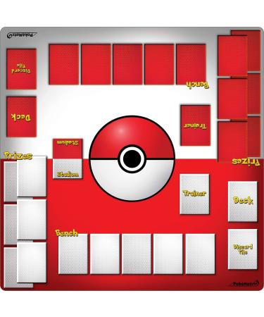 PokMats 2 Player Trainer Playmat for Pokemon Trading Card Game