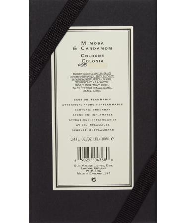 Jo Malone Mimosa & Cardamom Cologne Spray for Unisex 3.4 Ounce Rose 3.4 Ounce (Pack of 1) - Buy Online on GoSupps.com