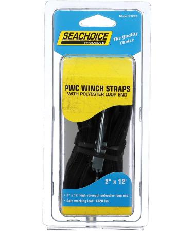 Seachoice 2 x 12' PWC Winch Strap with Loop End - 4000 lb Break Strength - Buy Online on GoSupps.com
