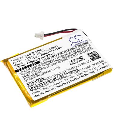 3.7V 680mAh LIS1382(S) 9924A60515 1-756-769-31 9702A50844 Battery Replacement for PRS-300SC PRS-300RC PRS-300BC PRS-300 CS-PRD300SL