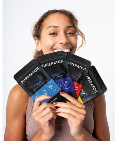 Pure Patch Performance Topical Nutrition Patch - Amino Acids Electrolytes Caffeine for Energy & Recovery | 12 Hour Wearable Sticker Patch - 6 Pack - Buy Online on GoSupps.com