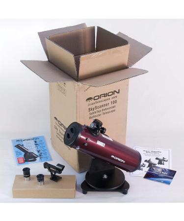 Orion SkyScanner 100mm TableTop Reflector Telescope - Burgundy - Buy Online on GoSupps.com