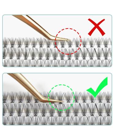 Oreola 228PCs Single Eyelashes Set - DIY Eyelash Extensions Kit with Applicator | 0.07d Thickness 8-15mm Clusters for Stunning Lashes at Home - Buy Online on GoSupps.com