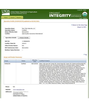 Mary Tylor Naturals Organic Sweet Almond Oil - 16 Fl Oz | Premium Cold Pressed Moisturizing Oil - Buy Online on GoSupps.com