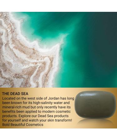 Dead Sea Mud Soap Bar | Deep Pore Cleanser for Face & Body | Natural 3.17 oz - Perfect for Men & Women - Buy Online on GoSupps.com