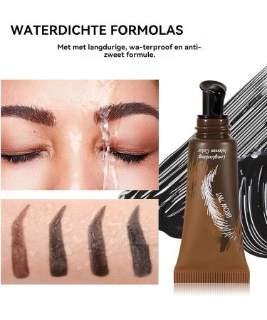 Eyebrow Tint for Women Eyebrow Tint Lasting Eyebrow Color Waterproof Eyebrow Dye Stain SemiPermanent Instant Beauty Makeup Cosmetics for Adults Men Women 02 - Buy Online on GoSupps.com
