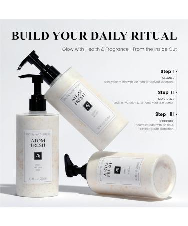 Atom Fresh Body Lotion for Women, Hydrating & Firming Body Moisturizer for Dry Skin, Ceramide & Niacinamide Skin Barrier, Non-Greasy Vitamin E Lotion, Sweet Jasmine Scent, 13.5 fl oz Sweet Jam Jasmine 1 Fl Oz (Pack of 1) - Buy Online on GoSupps.com
