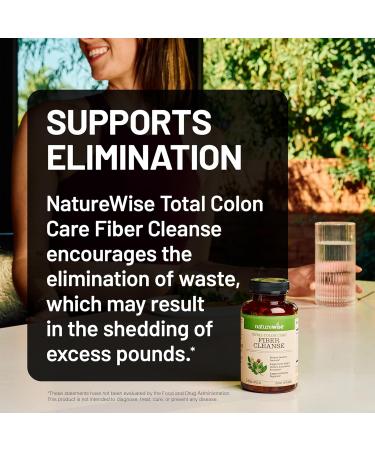 NatureWise 1 Total Colon Care Fiber Cleanse - Natural Laxative - 60 Capsules 30-Day Supply + 1 Ashwagandha for Stress + GABA & L-Theanine - 60 Capsules 30-Day Supply  - Buy Online on GoSupps.com