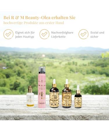 R&M Beauty Oleo Jojoba Oil - 100% Organic Cold-Pressed for Face Body & Hair | Anti-Aging Natural Skincare - 100 ml - Buy Online on GoSupps.com