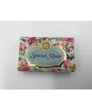 Special Mum - Gift Soap Bar For Her Birthday Rose Scent Mum Grandmother Cleanser Lather Present Girl