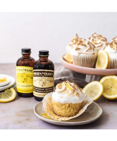 Nielsen Massey Pure Lemon Extract 4 oz | Premium Quality Flavoring for Baking & Cooking - Buy Online on GoSupps.com