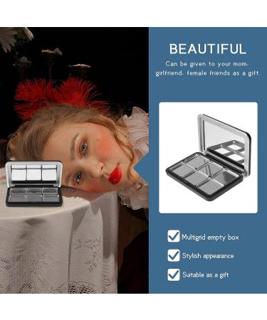 FOMIYES Empty Magnetic Eyeshadow Palette - 6 Grid DIY Makeup Storage Container - Buy Online on GoSupps.com