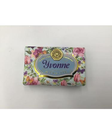 Yvonne - Gift Soap Bar For Her Birthday Rose Scent Mum Grandmother Cleanser Lather Present Girl
