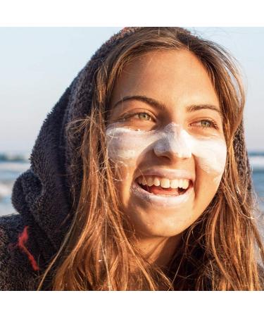 Suntribe All Natural Zinc Sunscreen Face & Sport - SPF 30 - Organic - 100% Zinc - Reef Safe - 3 Ingredients - Water resistant - ORIGINAL WHITE (30 g) - Buy Online on GoSupps.com