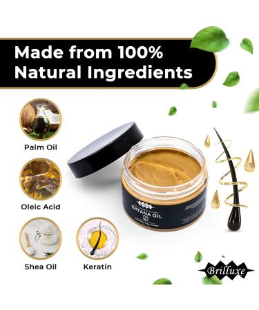 Dr. Sebi Batana Oil for Hair Growth (4oz) - Organic & Unrefined Hair Growth Oil from Honduras for Men & Women Promotes Thickness Prevents Hair Loss Conditions Naturally - Buy Online on GoSupps.com