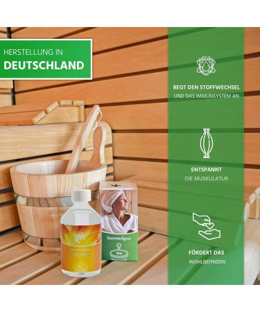 KK Sauna Infusion Concentrates PREMIUM - Tropic Fragrance - 500 ml - Made in Germany - Wellness for Your Home - International Shipping Available - Buy Online on GoSupps.com