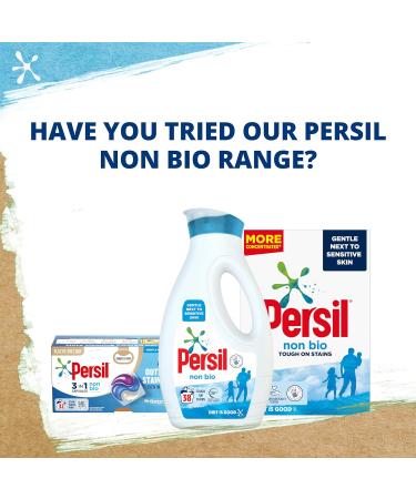 Persil 3 in 1 Non Bio Washing Capsules - Gentle on Sensitive Skin - Eco-Friendly Packaging - 96 Washes - Buy Online on GoSupps.com
