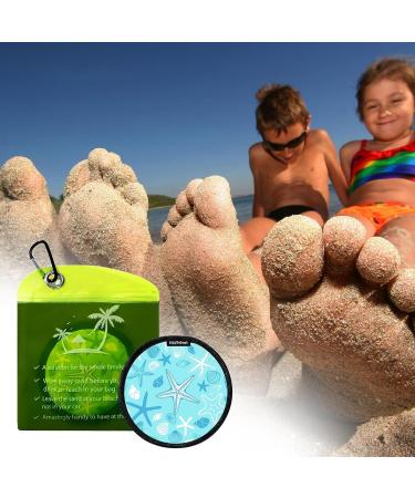 Dissolvant de sable pour poudre de plage | Sac tanche portable pour enlever le sable pochette douce et r utilisable pour un nettoyage rapide et efficace bleu lac 1 unit (Lot de 1) - Buy Online on GoSupps.com
