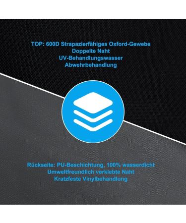 Waterproof Folding Garage for Bicycle & Dog Trailers | 600D Windproof & Tear-Resistant Oxford Cover - 140x88x92cm - Buy Online on GoSupps.com