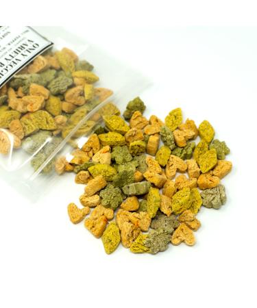 No Furries Delights 100% Organic & All Natural Treat for Rabbit Hamster Guinea Pig Chinchilla Pet Rat Mice Gerbil Bird Healthy Small Animal Enrichment Bonding Training Only Veggie Variety Pack 50g