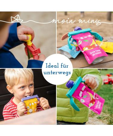 Shop Moin Minis Handle for Squeezable Fruit Bags - Universal Clip for Baby Food - International Shipping Available - Buy Online on GoSupps.com