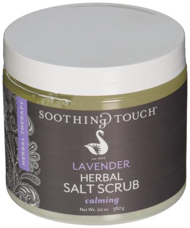 Soothing Touch Herbal Salt Scrub  Lavender - 20 Oz