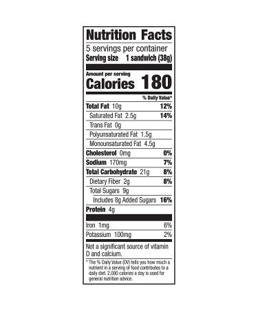 Nature Valley Chocolate Peanut Butter Biscuits 5 Count, 6.75 oz - Pack of 12 - Buy Online on GoSupps.com
