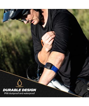 Scosche Rhythm R+2.0 Fitness Armband - Waterproof/Dustproof, ANT+/BLE Bluetooth, Hyper-Accurate Heart Rate Tracking - Black - Buy Online on GoSupps.com
